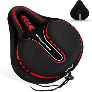 Housse De Selle De Vélo Rembourrée En Gel, Mousse Extra Douce, Large Housse De Selle Pour Vtt, Vélo D'appartement, Vélo D'appartement, Peloton, Rembourrage De Selle Confortable Pour Homme Femme - Neuf