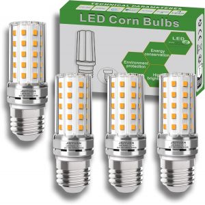 Ampoule Led E27 1050lm 7w Ampoule Maïs Led, Équivalent 80w Blanc Chaud 3000k, Non-Dimmable, Lot De 4 - Neuf