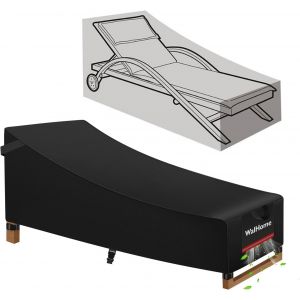Housse Transat De Housse Salon De Jardin Ext&eacute;rieur Imperm&eacute;able &Agrave; L'eau Anti-Uv, Housse De Chaise Longue De Patio Robuste Housse De Chaise Longue En Rotin - Neuf