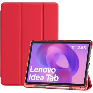 LORANKA-Coque pour Tablette Lenovo Idea Tab 11 Pouces 2025 (Mod&egrave;les TB-336ZU/TB-336FU) et Lenovo Tab K11 Gen 2 2025, Housse de Protection, &Eacute;tui Ultra-Fin avec Fermeture Magn&eacute;tique -Rouge - Neuf