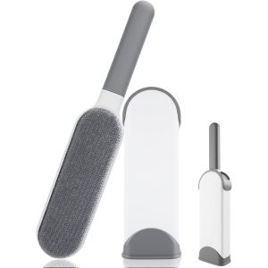 Kalanka-Brosse Anti Poils Animaux Chat Chien, Brosse De Nettoyage Magique R&eacute;utilisable Enl&egrave;ve Poils, Double Face Pet Hair Remover Avec Auto-Nettoyante Anti-Poil Efficace, Id&eacute;al Pour Chiens Et Chats ( - Neuf