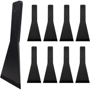 Ulteronixshop-9 Pcs Spatules Raclette Noires Anti-Adh&eacute;rentes - Spatules De Cuisine R&eacute;sistant &Agrave; La Temp&eacute;rature, Spatules &Agrave; Raclette R&eacute;sistant &Agrave; La Chaleur, Spatules De Fromage Fondue, Pelles &Agrave; Fondue - Neuf