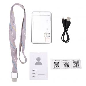 Localisateur GPS pour cartes de visite personnelles, pour enfants ages et anti-perte (argent) - Neuf