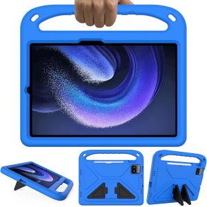 NAERYUT-Enfants Coque Pour Xiaomi Pad 6/Xiaomi Pad 6 Pro (11 Pouces),Antichoc Étui Avec Support Housse Protection Pour Xiaomi Pad 6/Pad 6 Pro 11"" (Bleu) - Neuf