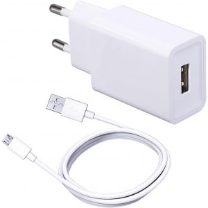 JGD-Chargeur Secteur et C&acirc;ble pour Huawei P10 Lite/P9 Lite/Y7/Y6/P Smart 2019/P8/P8 Lite/Y6P/Y5P/Y6S,Mate 8/7/9,Honor 8X/9 lite/7/6/10 Lite - Neuf