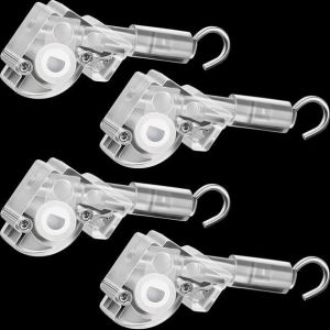 Ensemble De 4 Pi&egrave;ces Pour M&eacute;canisme D'inclinaison De Store V&eacute;nitien De 2,5 Cm (1 Pouce) Avec Engrenage En Forme De D Et Crochet De Connexion. - Neuf