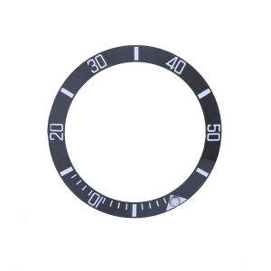 Bague D'insertion De Lunette En Ceramique Pour Montre-Bracelet, Diametre 38 Mm, Piece De Rechange (Noire) - Neuf