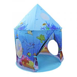 Tente Pour Enfants Ocean Blue Castle, Tente De Jeu Pour Enfants, Maison De Jeu, Maison De Tente Pour Bébé, Tente De Jardin Pour Bébé - Neuf