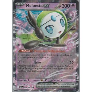 Carte Pokémon - Meloetta Ex - 044/086 - Ultra-Rare - Ev10,5 Foudre Noire - Neuf