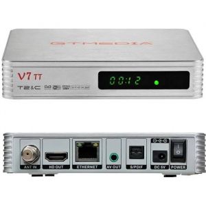 Paraboles GT Media V7 TT Decodeur TNT pour TV Récepteur Câble Combo Tuner DVB-T-T2 DVB-C Démodulateur H.265 HEVC 10bit F 1544 - Neuf