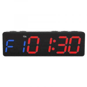 Gymnase Minuterie Intervalle Entraînement Horloge Chronomètre Pour L'entraînement Compte À Rebours Et Compte À Rebours - Neuf