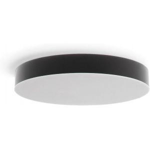 Cheng-- Plafonnier Led Noir Neox 24w, Temp&eacute;rature De Couleur Cct, Id&eacute;al Pour Cuisine, Balcon Et Chambre. - Neuf