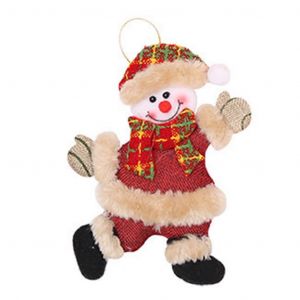 No&euml;l pour Poup&eacute;e Pendentif p&egrave;re no&euml;l qui Danse Bonhomme de neige Elk Ours Ornement pour Arbre de No&euml;l de la Maison du Parti Avant de Jardin D&eacute;coration de Porte de la Pendaison des Ornements - Neuf