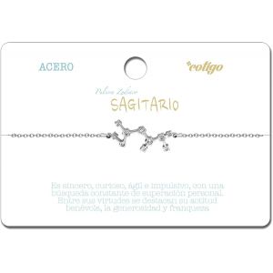 Eryi-, Bracelet Signe Du Zodiaque En Acier Inoxydable, Bracelet Horoscope Avec Zircone, Constellations Bijoux Astrologie Pour Femme - 12 Unités - Neuf