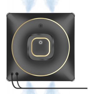 NouvelHorizonstore-Robot Laveur de Vitre, Robot Nettoyeur de Vitres avec 4 Buses &agrave; Ultrasons, Super Aspiration 3500pa et Technologie de D&eacute;tection Intelligente des Bords, Adapt&eacute; &agrave; Toutes Les Surfaces - Neuf