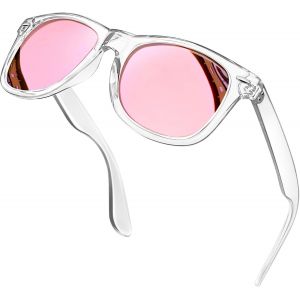 Kalanka-Lunettes De Soleil Polarisées Homme Et Femme Mode Vintage Lunette De Soleil Rectangulaire Rétro Classique Protection 100% Uv400 Léger - Neuf