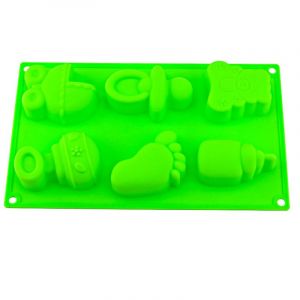 Moules en silicone, 6 moules à chocolat, moule à savon, moule à pâtisserie pour gâteaux, savon, chocolat, bonbons, cupcakes, gelée, pain, pudding, muffins - Neuf