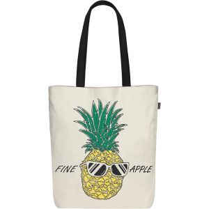 Sjzg-Ecoright 100% Organic Canvas Tote Bag With Zip, Eco-Friendly Small Tote Bags For Women For Christmas, Travel, Beach & Shopping - Neuf