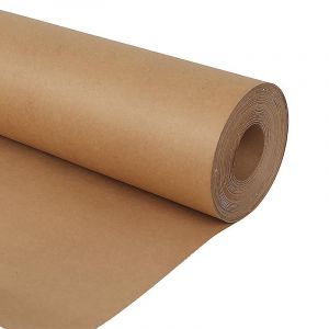 Marron, Papier D'emballage, Rouleau De Papier Kraft Idéal Pour L'artisanat, L'emballage Cadeau, Le Papier D'emballage, Le Papier Alimentaire 1*20m - Neuf
