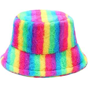 Chapeau De Fourrure, Moelleux Seau Chapeau D'hiver, Chapeau De Pêcheur Pour Les Femmes Et Les Filles - Neuf