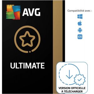 Antivirus Avg Ultimate 2024 (3 Ans / 5 Appareils) - Version Dématérialisée - Neuf