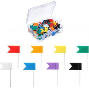 ChenQuanSarl-160 Pièces Épingle Drapeau,Épingles Drapeaux,Puna Drapeau,Épingles À Drapeau,Carte Drapeau Puna s,Epingles De Couleur Avec Drapeaux Plastique,Drapeaux À Puna ,Puna s Drapeau,Puna s Drape - Neuf