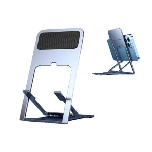 Support de t&eacute;l&eacute;phone pliable et r&eacute;glable pour bureau, support portable pour appareils mobiles - Neuf