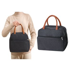 Sac &agrave; lunch isotherme d'une capacit&eacute; de 10 L avec poches pour le rangement et le transport des aliments - Neuf