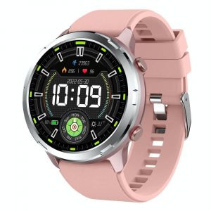Montre Connect&eacute;e Sport &Eacute;tanche GPS &Eacute;cran HD Multi-Sport Mode Noir Rose YONIS - Neuf