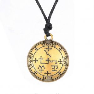 Nouveau Collier Amulette De Sorci&egrave;re Cha&icirc;ne En Acier Inoxydable Collier Pendentif Ajustement Cha&icirc;ne De Corde De Cire Pour Hommes Cadeau Bijoux Colar Tour De Cou - Neuf