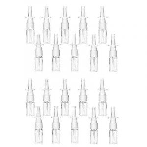 20Pcs Bouteille Nasale,10ML Clair Petite Bouteille De Nez Vide R&eacute;utilisable Pulv&eacute;risateurs &Agrave; Brume Fine Pour Voyage - Neuf