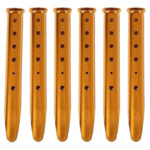 6pcs Neige Et Sable Tente Piquets Alliage D'aluminium En Forme De U Piquets De Tente L&eacute;ger Pour Le Camping - Neuf