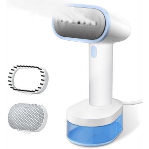 MEVRONISSHOP-D&eacute;froisseur &agrave; Main Portable Pour V&ecirc;tements, Capacit&eacute; de 250 ml, 1600W, Chauffage Rapide en 25s, Arr&ecirc;t Automatique, Taille Mini, Auto-Nettoyage, Pour la Maison, le Bureau et le Voyage - Neuf