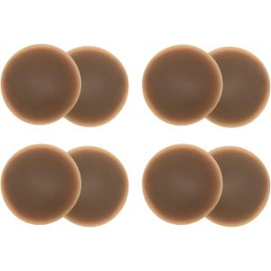 Reusable Nipple Covers In Eco Friendly Silicone Ultra Soft (8 Cm,Round,3 Colours)|4 Pairs Refill|Adhesive Breast Covers|Women's Nipple Covers.[F17] - Neuf
