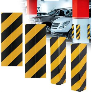 4 Pièces Protection D'angle Garage Adhésives Protection Murale Garage Voiture 40cm Protection Garage Mur Mousse Protection Garage Pare Choc Protecteur De Bord De Mur Pour Colonnes, Coin - Neuf
