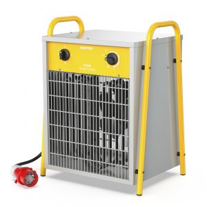 Industrial Electric Heater 22 kW Reinforced - Steel Frame - Portable for Construction Sites - Fan Heating - Thermostat & Overheating Protection - Ideal for Construction Sites/Garage - Neuf
