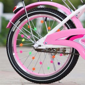 144 Pi&egrave;ces Accessoires De V&eacute;lo Enfant D&eacute;corations De Perles &Agrave; Rayons De V&eacute;lo Color&eacute;s,Sonnette De V&eacute;lo Filles,Perles Rayon Bicyclette Pour Enfants Filles Accessoires De V&eacute;lo - Neuf