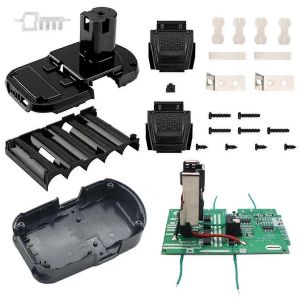 P108 5x18650 Batterie LiIon Bo&icirc;tier en plastique Charge Protection Circuit Imprim&eacute; pour 18V P103 P118 BPL18 - Neuf