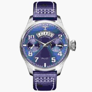 Montre-Bracelet &Agrave; Quartz Pour Homme Avec Affichage De La Date &iquest; Bleue, Style D&eacute;contract&eacute; - Neuf