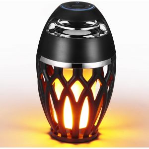 KALANKA-Enceinte Bluetooth avec lumière de Flamme LED, Haut-Parleur sans Fil étanche, Haut-Parleur Bluetooth Portable Cadeaux pour Adolescents, Filles, garçons, Femmes, Hommes - Neuf