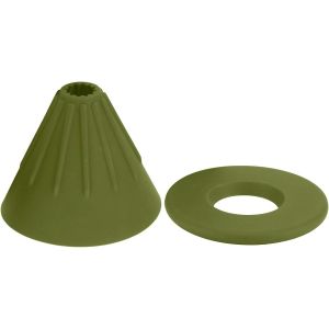 KAL-Goutteur De Café, Filtre À Café En Résine De Silicium Réutilisable Filtre À Cône Pliable Pour Le Camping À La Maison(Vert) - Neuf