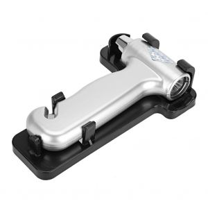 Marteau de securite 3 en 1 pour voiture, coupe-ceinture de securite, lampe de poche LED, outil de survie d'urgence - Neuf