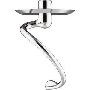 SUBZONAL-COFUN Crochet &agrave; p&acirc;te en acier inoxydable pour Kitchenaid, Batteur &agrave; t&ecirc;te inclinable 4,5-5 pintes pour Kitchenaid crochet &agrave; p&acirc;te, Laver au lave-vaisselle - Neuf
