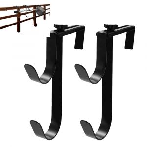 Crochets de suspension r&eacute;glables pour poteau de piscine, pour ranger l'&eacute;quipement de piscine - Lot de 2 - Neuf