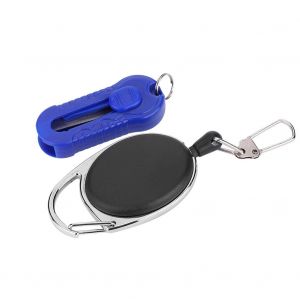Porte-Cles De Peche, Ciseaux, Coupe-Fil, Pince, Outil Portable (Bleu) - Neuf