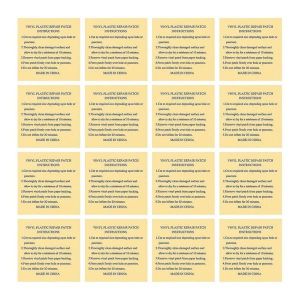 Lot De 20 Autocollants De R&eacute;paration En Vinyle Transparent &iquest; Patchs Ronds Autocollants Pour Articles Gonflables, Durables Et Faciles &Agrave; Utiliser - Neuf