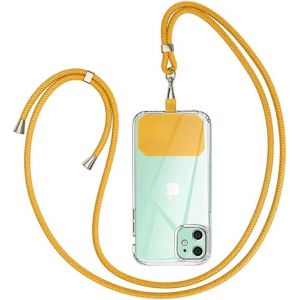 Kal-Chaîne De Téléphone Portable Universelle À Bandoulière U2013 Compatible Avec N'importe Quel Téléphone Portable Et Smartphone, Chaîne À Bandoulière, Étui Avec Cordon - Neuf