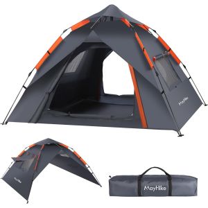 Letnerny-Camping Tente 1 Personnes, Ultra Légère Tente Facile À Installer Tentes Dôme Tente 4 Saison Imperméable Ventilée Pour Pique-Nique Randonnée Camping - Neuf