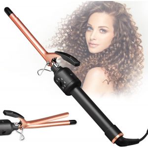 Professional Curling Iron 13 Mm,Mini Curling Iron With Ptc Ceramic Coating For Fine Curls,Anti-Static,Fast Heating,Adjustable Temperature 80-230&deg;C - Neuf