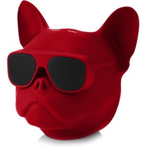 EDKAL-Haut-Parleur Bluetooth,Haut-Parleur Créatif En Forme De Chien,4.1 Puce Bluetooth Lecteur De Musique Stéréo En Forme De Chien Portable Haut-Parleur Sans Fil Bluetooth Grande Mémoire Avec 32G (Ro - Neuf